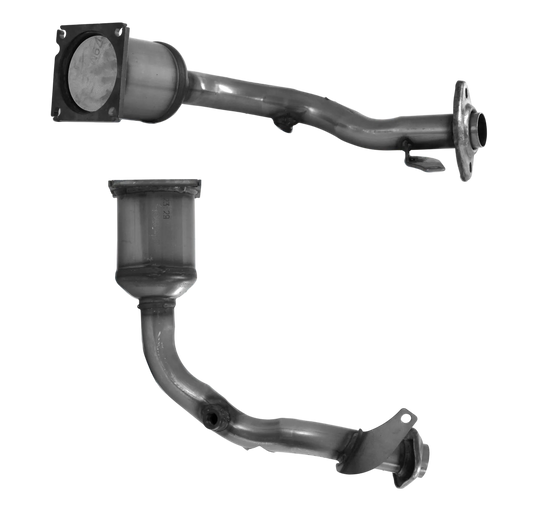 Katalysator E-Prüfzeichen Homologiert Benzinkat Kat bis EURO 4 E-Prüfzeichen für PEUGEOT 206 1.6L 16-V-TU5JP4-Motor u.a. BM CATALYSTS