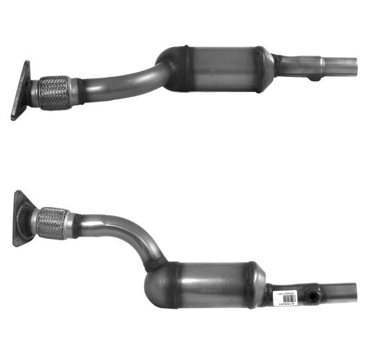 Katalysator E-Prüfzeichen Homologiert Benzinkat Kat bis EURO 4 E-Prüfzeichen für RENAULT CLIO 1.4L 16-V-K4J-Motor u.a. BM CATALYSTS