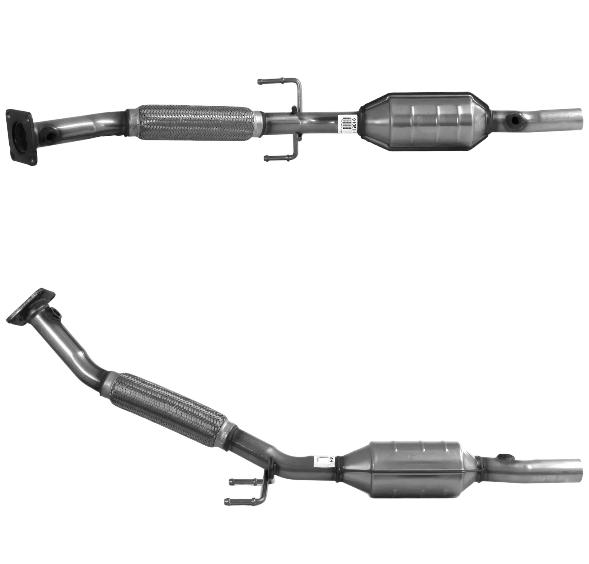 Katalysator E-Prüfzeichen Homologiert Benzinkat Kat bis EURO 4 E-Prüfzeichen für SKODA FABIA 1L 8-V-ARV-AQV-Motor mit 50 PS u.a. BM CATALYSTS