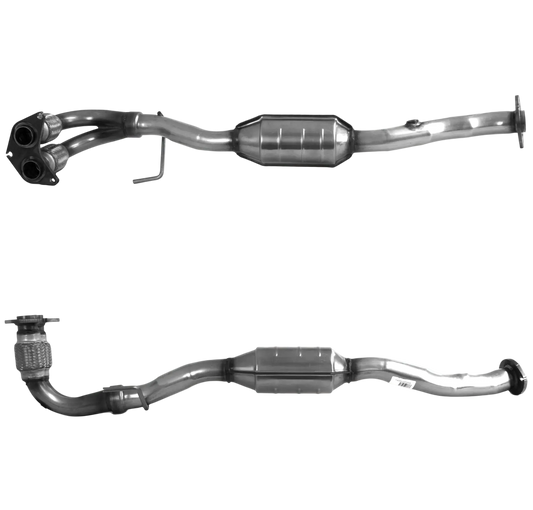 Katalysator E-Prüfzeichen Homologiert Benzinkat Kat bis EURO 4 E-Prüfzeichen für TOYOTA AVENSIS 1.8L Mk.1 VVTi Unterboden Kat u.a. BM CATALYSTS