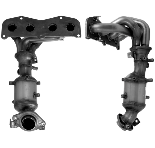 Katalysator E-Prüfzeichen Homologiert Benzinkat Kat bis EURO 4 E-Prüfzeichen für TOYOTA AVENSIS VERSO 2L 16V VVTi 1AZ-FE Motormaniverter u.a. BM CATALYSTS