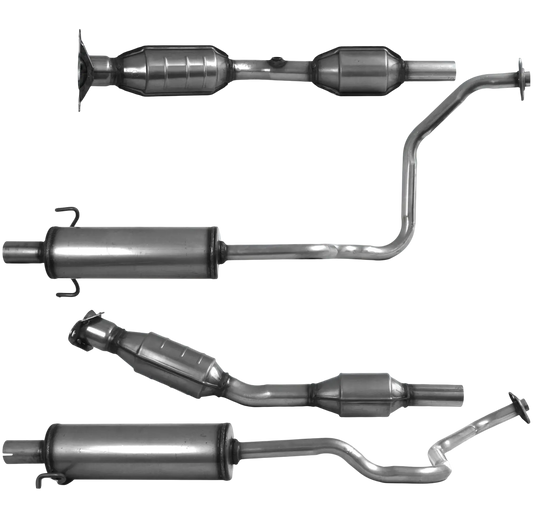 Katalysator E-Prüfzeichen Homologiert Benzinkat Kat bis EURO 4 E-Prüfzeichen für TOYOTA PRIUS 1.5L 16-V-1NZ-FXE-Motor u.a. BM CATALYSTS