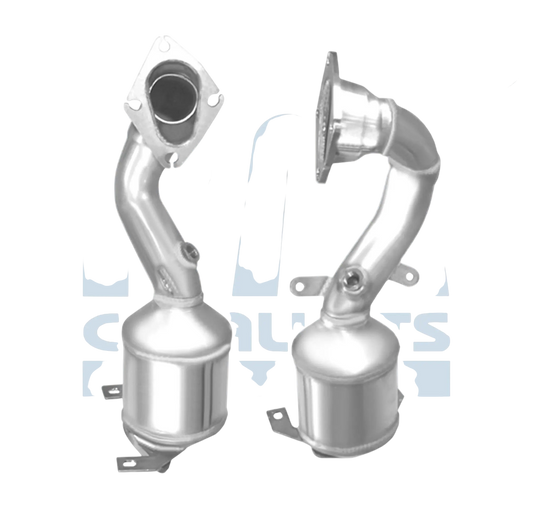 Katalysator E-Prüfzeichen Homologiert Benzinkat Kat bis EURO 4 E-Prüfzeichen für VOLKSWAGEN EOS 1.4L TSi Turbo CAVD-Motor;  gekoppelter Kat u.a. BM CATALYSTS