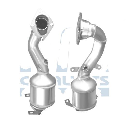 Katalysator E-Prüfzeichen Homologiert Benzinkat Kat bis EURO 4 E-Prüfzeichen für VOLKSWAGEN EOS 1.4L TSi Turbo CAVD-Motor;  gekoppelter Kat u.a. BM CATALYSTS