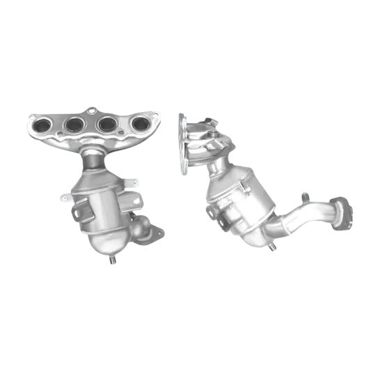 Katalysator E-Prüfzeichen Homologiert Benzinkat Kat bis EURO 5 E-Prüfzeichen für MAZDA 2 1.3L 16-V-ZJ-VE-Motor; Maniverter u.a. BM CATALYSTS