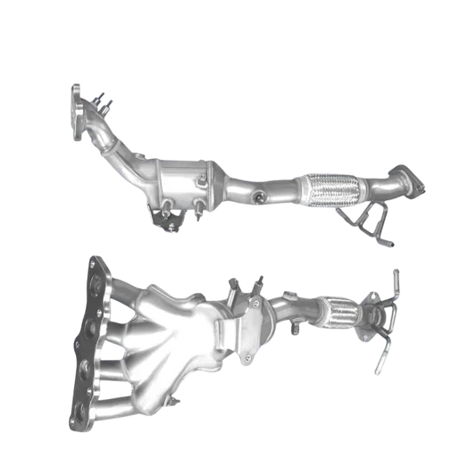 Katalysator E-Prüfzeichen Homologiert Benzinkat Kat bis EURO 5 E-Prüfzeichen für MAZDA 3 1.6L 16V Schaltgetriebe Z6 Motor Maniverter u.a. BM CATALYSTS
