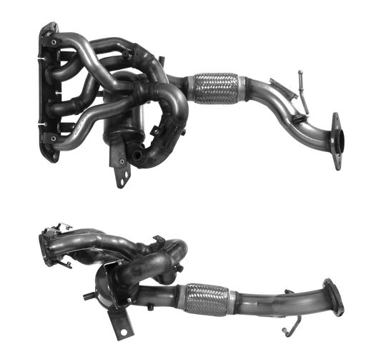 Katalysator E-Prüfzeichen Homologiert Benzinkat Kat bis EURO 5 E-Prüfzeichen für MAZDA 3 2L 16-V-PEY7-Motorverteiler u.a. BM CATALYSTS