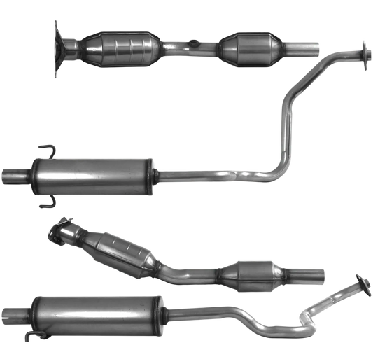 Katalysator E-Prüfzeichen Homologiert Benzinkat Kat bis EURO 5 E-Prüfzeichen für TOYOTA PRIUS 1.5L 16-V-1NZ-FXE-Motor u.a. BM CATALYSTS