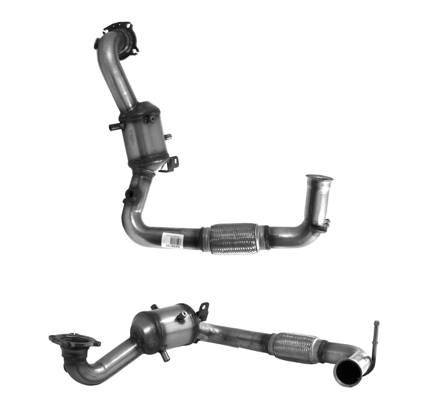 Katalysator E-Prüfzeichen Homologiert Benzinkat Kat bis EURO 6 E-Prüfzeichen für FORD ECOSPORT 1L GTDi EcoBoost YYJF Motors u.a. BM CATALYSTS