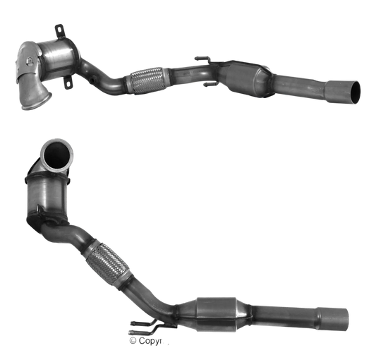 Katalysator E-Prüfzeichen Homologiert Benzinkat Kat bis EURO 6 E-Prüfzeichen für SKODA OCTAVIA 2L TSI RS DLBA Motor u.a. BM CATALYSTS