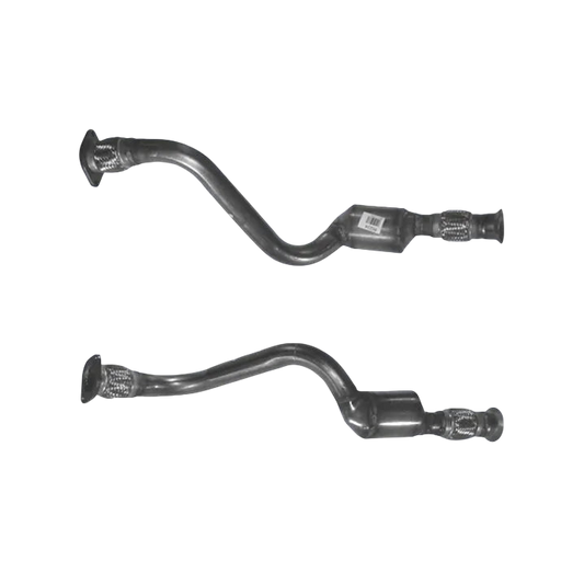 Katalysator Kat E-Prüfzeichen Homologiert Abgasanlage bis EURO 3 oder 4 E-Prüfzeichen für NISSAN INTERSTAR 2.5L dCi G9U Motor; 2. Kat u.a. BM CATALYSTS