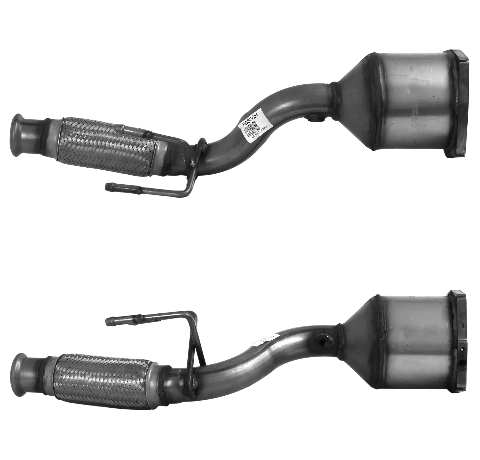 Katalysator Kat E-Prüfzeichen Homologiert Abgasanlage bis EURO 4 E-Prüfzeichen für CITROEN C8 2L HDi DW10BTED4-Motor; 136 PS Kat zu DPF u.a. BM CATALYSTS