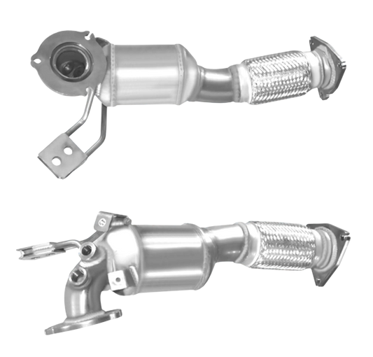 Katalysator Kat E-Prüfzeichen Homologiert Abgasanlage bis EURO 4 E-Prüfzeichen für VOLVO V70 2.4L TD D5 AWD D5244T4 Motor; DPF u.a. BM CATALYSTS