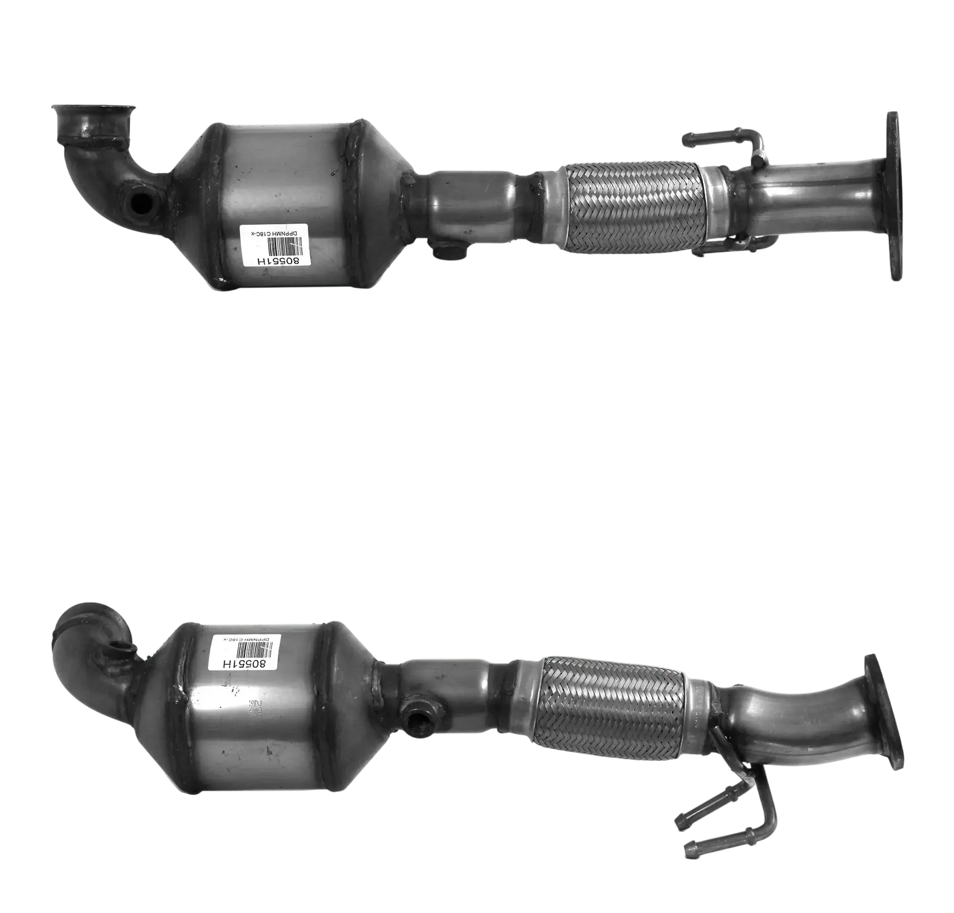 Katalysator Kat E-Prüfzeichen Homologiert Abgasanlage bis EURO 5 E-Prüfzeichen für FORD C-MAX 2L TDCi UKDB-Motor; DPF u.a. BM CATALYSTS