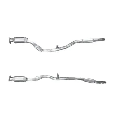 Katalysator, E-Prüfzeichen, Homologiert, Benzinkat, Kat bis EURO 4 E-Prüfzeichen für AUDI A6 2.4L V6 24 V Quattro BDW-Motor; linke Seite) u.a. BM CATALYSTS