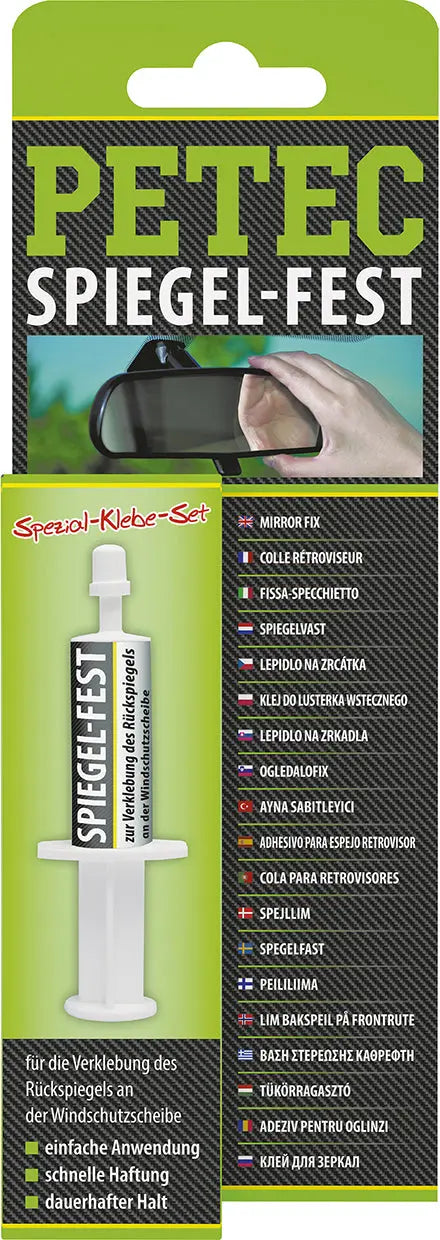 Klebe-Set - Spiegel-Fest - Klebe-Set SB-Karte PETEC