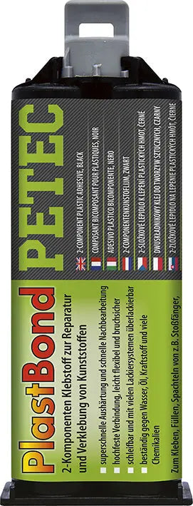 Kunststoffreparatur schwarz - PlastBond - 50 ml PETEC