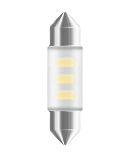 LED 12V 0,5W SV8,5-8 36mm 6000K Cold White Blister 2 St. NEOLUX