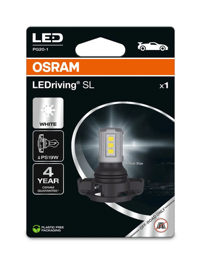 LED PS19W 12V 1,8W PG20-1 Retrofit LED Cool White 6000K   OSRAM