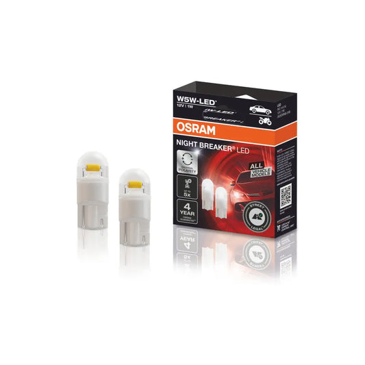 LED W5W 12V 1W W2.1x9.5d GEN2 mit Straßenzulassung 6000K Blister 2St. OSRAM OSRAM