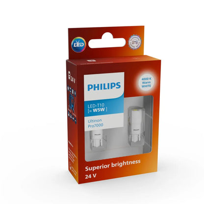 LED W5W 24V W2.1x9.5d Ultinon Pro7000 4000K  2St. Philips