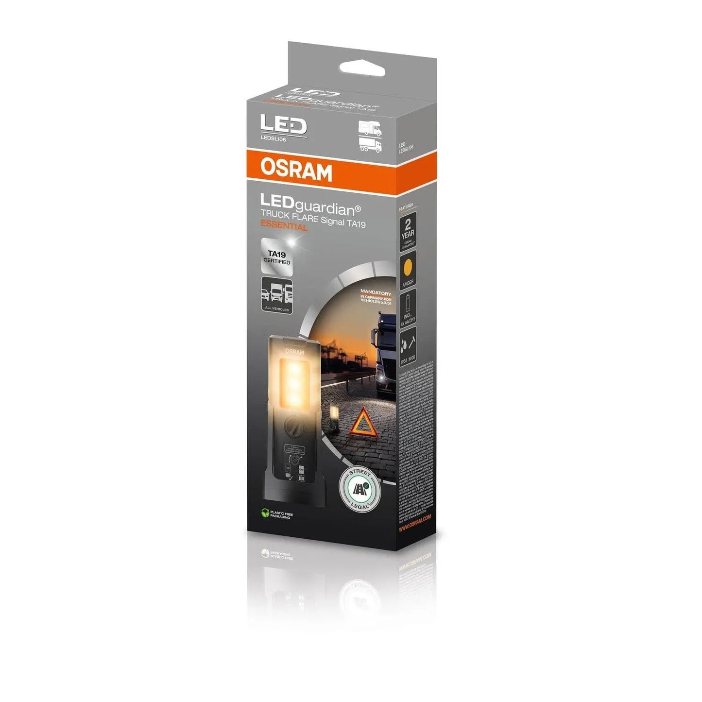 LEDGuardian® Truck Flare TA19 ESSENTIAL Notleuchte / Taschenlampe  OSRAM OSRAM