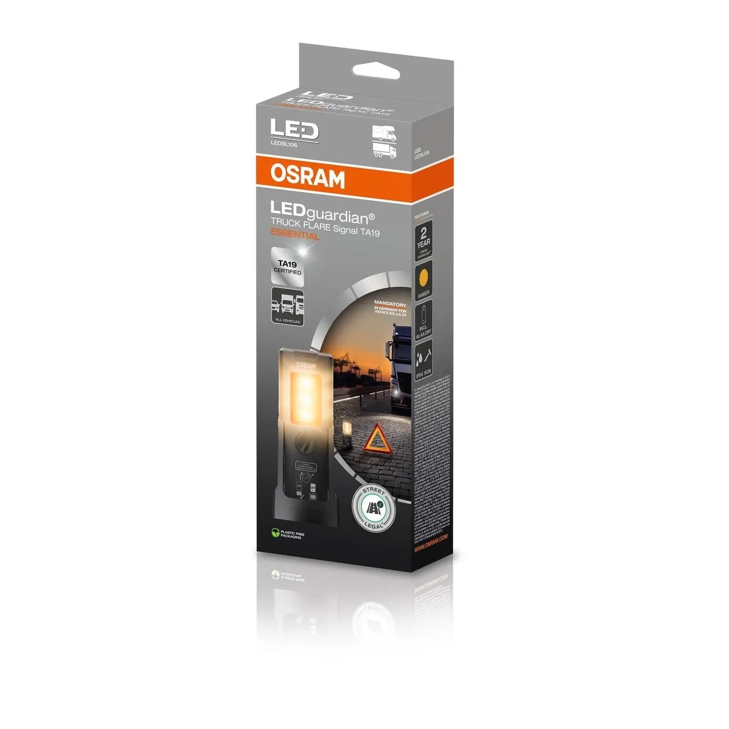 LEDGuardian® Truck Flare TA19 ESSENTIAL Notleuchte / Taschenlampe  OSRAM OSRAM