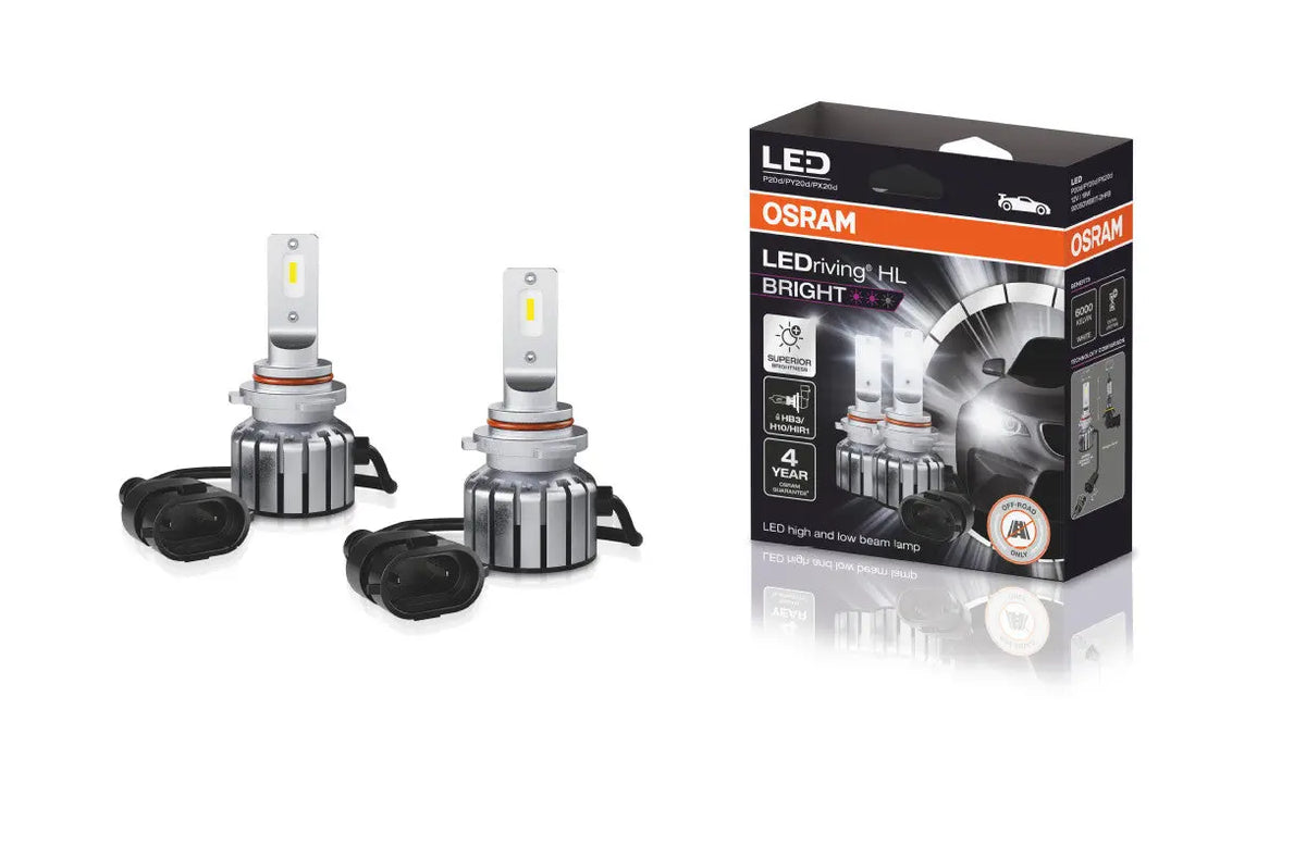 LEDriving HL BRIGHT HB3/H10/HIR1 12V 19W P20d/X/Y 6000K  White 2St. OSRAM