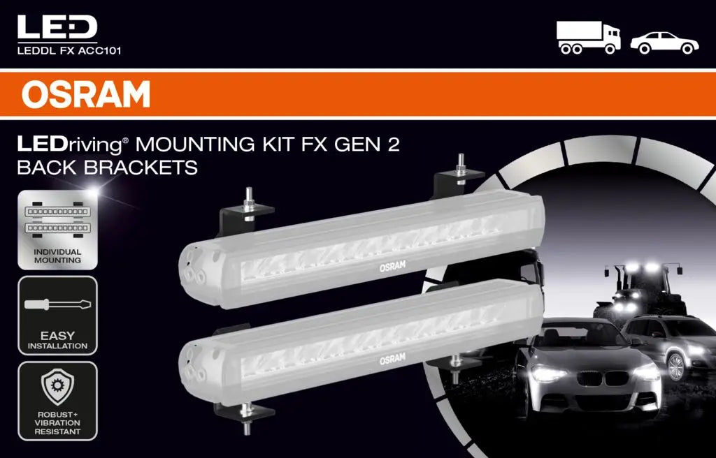 LEDriving® Montagehalterung FX Gen 2 Rückseite  OSRAM OSRAM