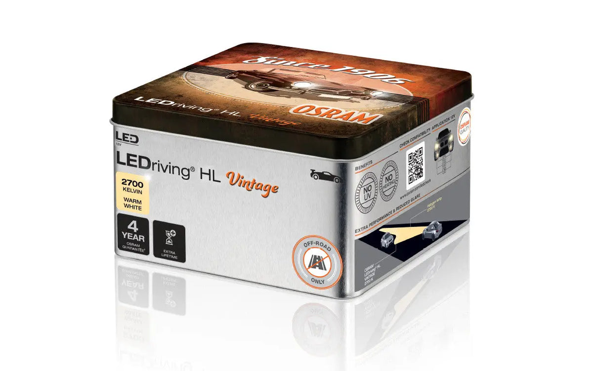 LEDriving® HL VINTAGE [~H7/H18] 2700K Warm White  2St. OSRAM