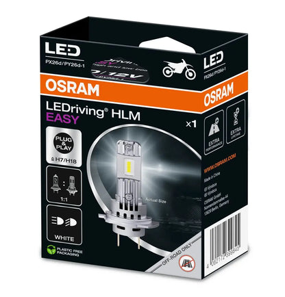 LEDriving® HLM EASY H7/H18 12V 16W PX26d/PY26d-1 6500K White  Blister OSRAM