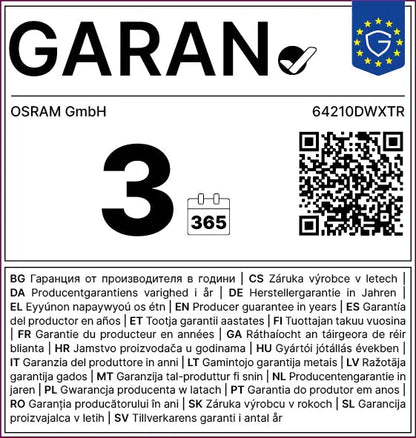 LEDriving® XTR H7 12V 18W PX26d 6000K Cool White 2St  OSRAM