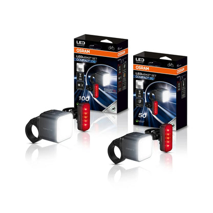 LEDsBIKE® COMPACT 100 Fahrradlicht-Set 100 Lux  OSRAM