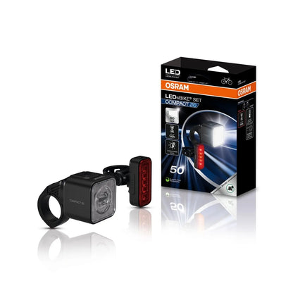 LEDsBIKE® COMPACT 50 Fahrradlicht-Set 50 Lux  OSRAM