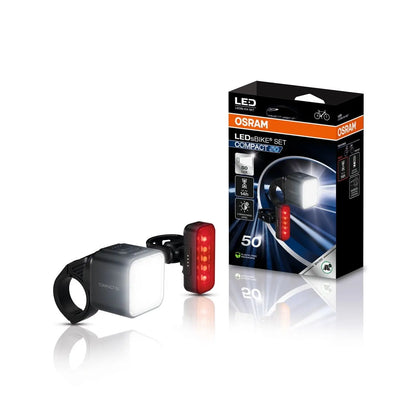 LEDsBIKE® COMPACT 50 Fahrradlicht-Set 50 Lux  OSRAM