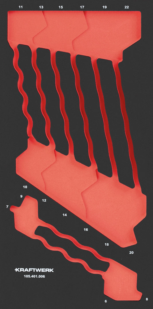 LEERE PRO LINE EVA EINLAGE FÜR ART. 105.401.006,  20X40 CM KRAFTWERK