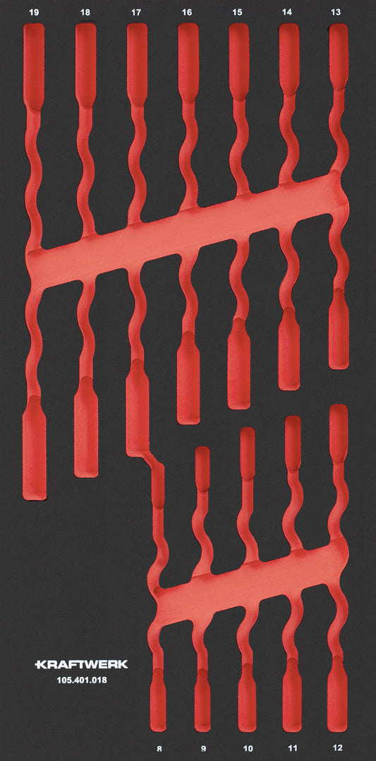 LEERE PRO LINE EVA EINLAGE FÜR ART. 105.401.018,  20X40 CM KRAFTWERK