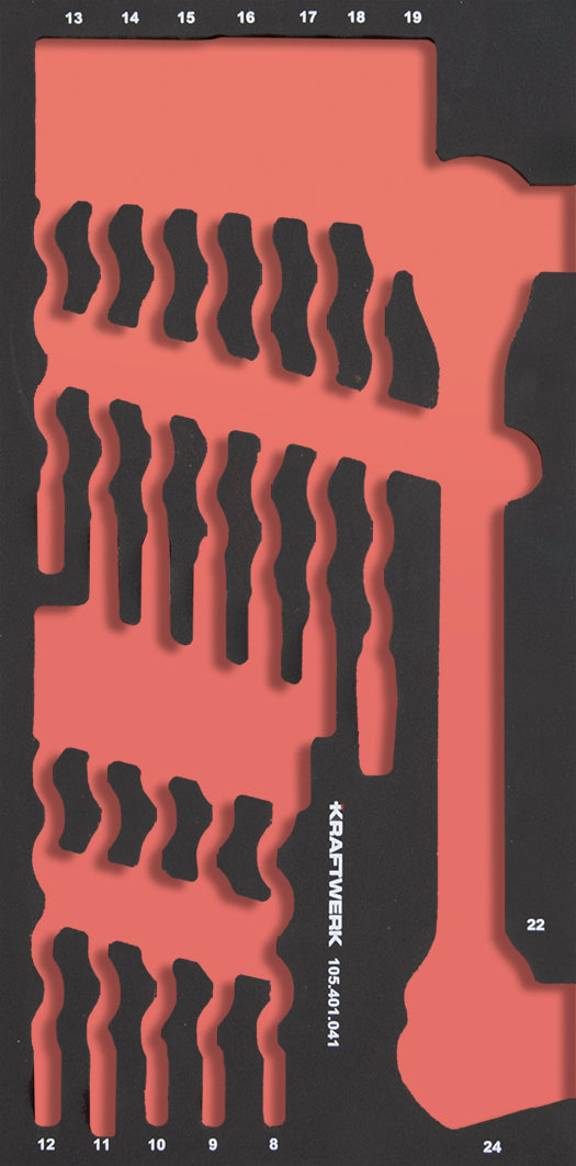 LEERE PRO LINE EVA EINLAGE FÜR ART. 105.401.041,  20X40 CM KRAFTWERK