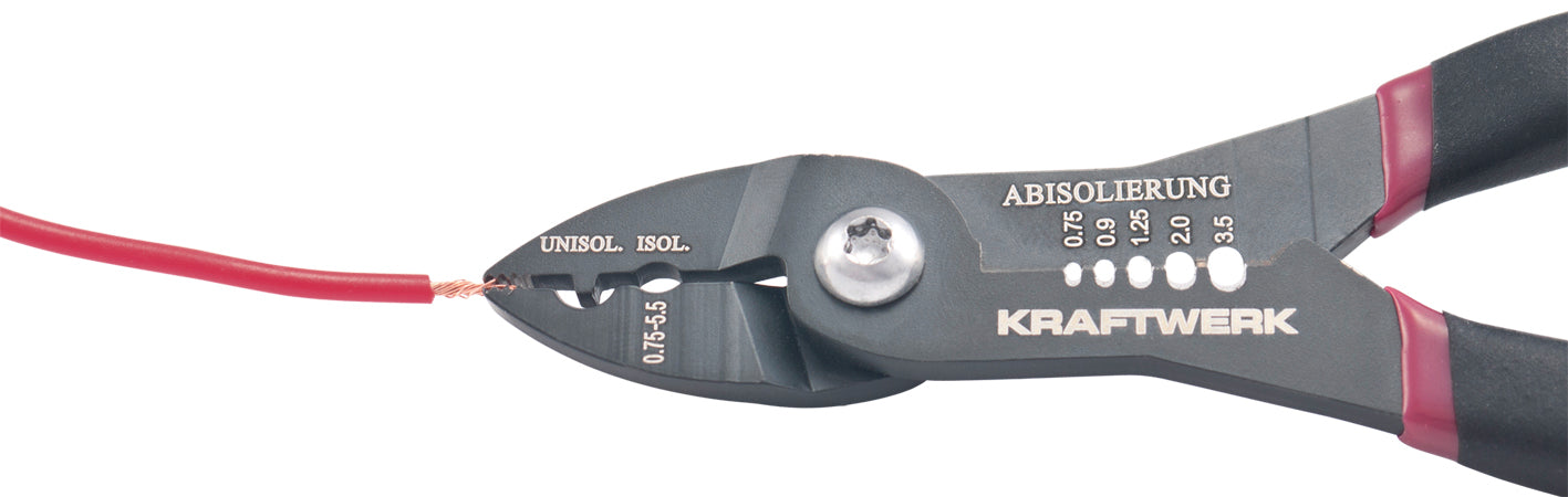 MINI-KOMBI-ABISOLIER- U. KABELSCHUHZANGE KRAFTWERK