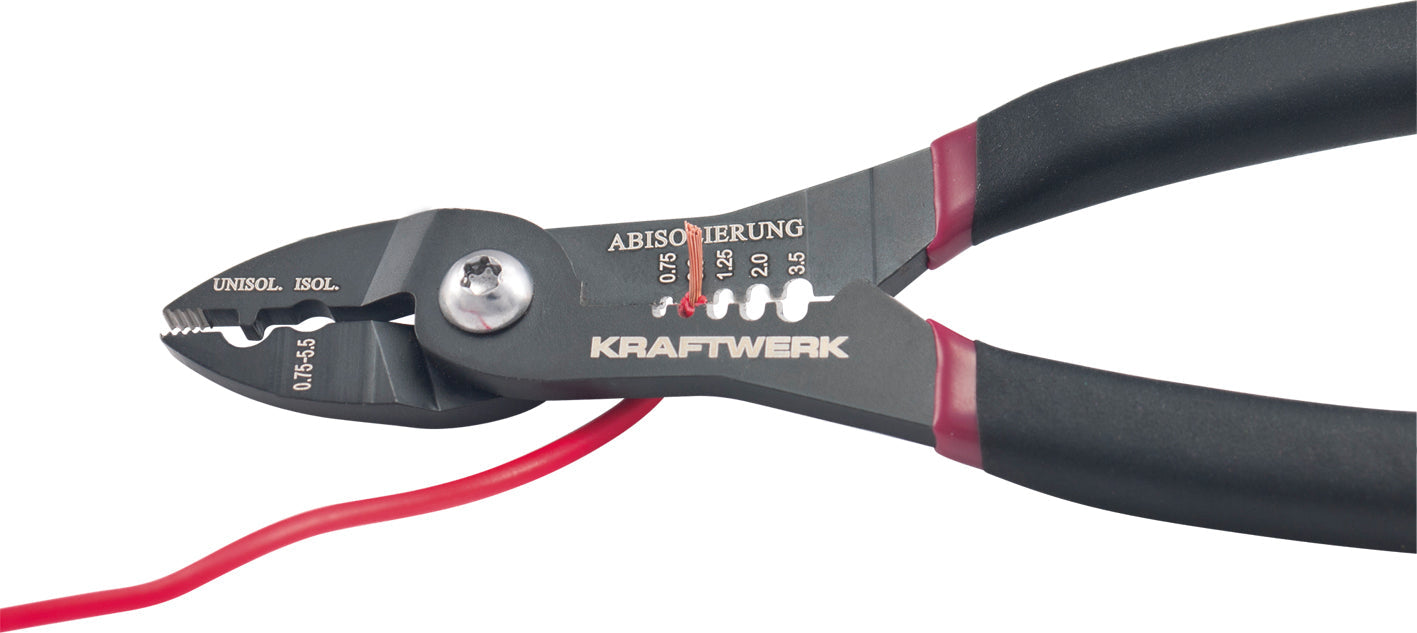 MINI-KOMBI-ABISOLIER- U. KABELSCHUHZANGE KRAFTWERK