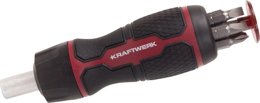 MINI RATSCHEN-SCHRAUBENDREHER 6 IN 1, 1/4", 7-TLG KRAFTWERK