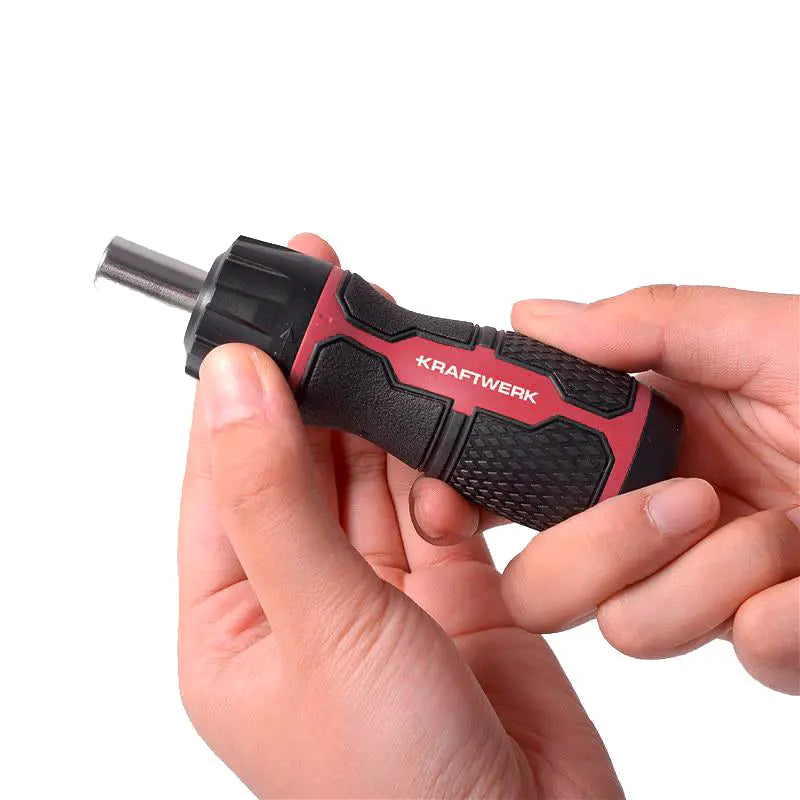 MINI RATSCHEN-SCHRAUBENDREHER 6 IN 1, 1/4", 7-TLG KRAFTWERK