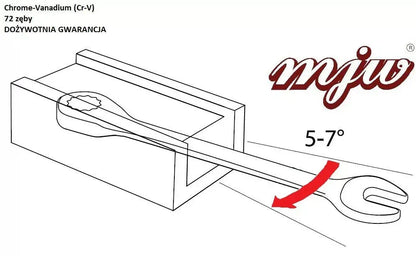 MJW Maul-Ringratschenschlüssel10 mm