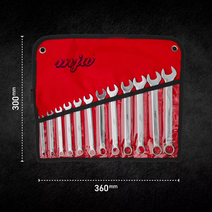 MJW Satz Kombischlüssel im Futteral 6-17 mm