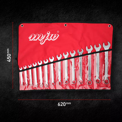MJW Satz Kombischlüssel im Futteral 8-24 mm 14 Stück