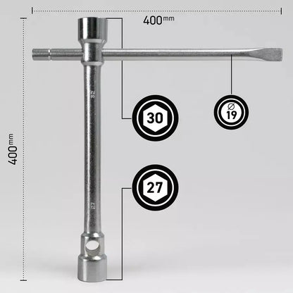 MJW Stark Rohrschlüssel 27-30 mm für Räder