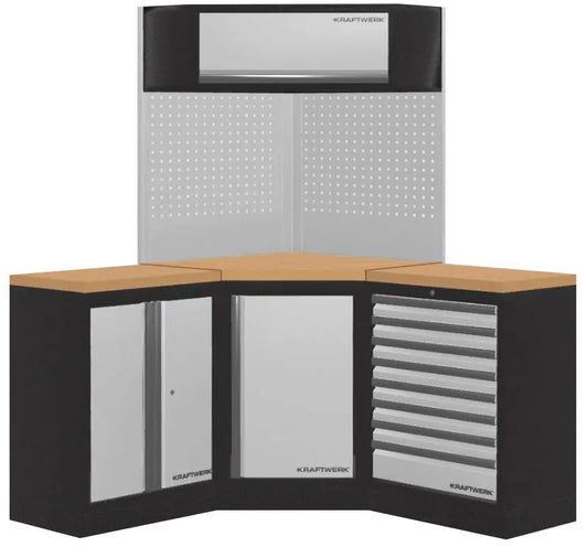 MOBILIO 3ER KOMBI ECKELEMENT BUCHE KRAFTWERK