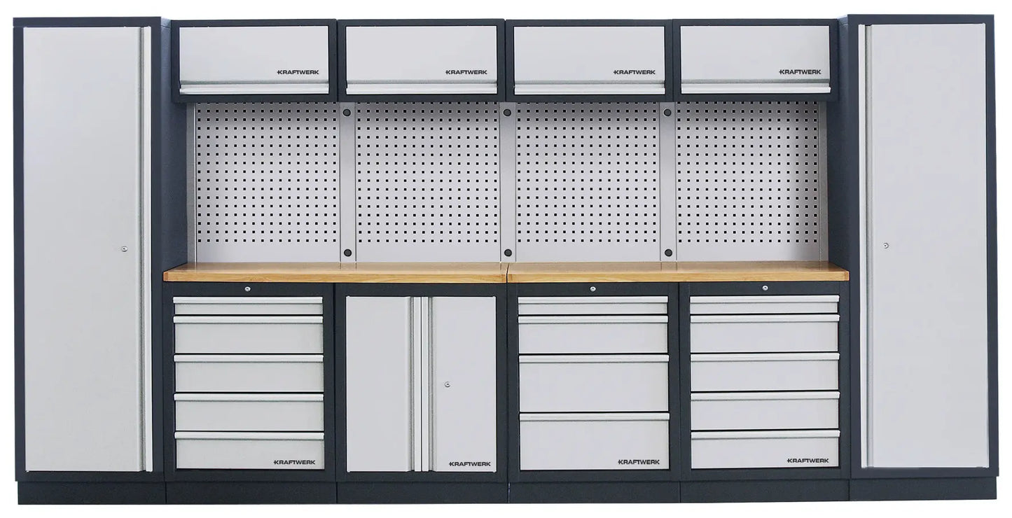 MOBILIO 6ER KOMPLETT-KOMBI MIT LOCHWAND, BUCHE MULTIPLEX KRAFTWERK