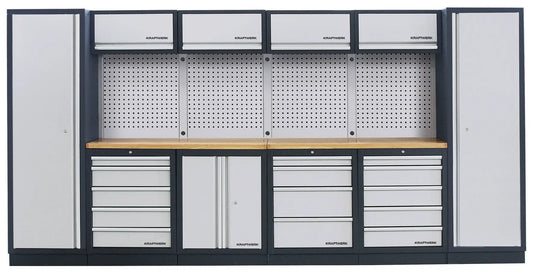 MOBILIO 6ER KOMPLETT-KOMBI MIT LOCHWAND, BUCHE MULTIPLEX KRAFTWERK