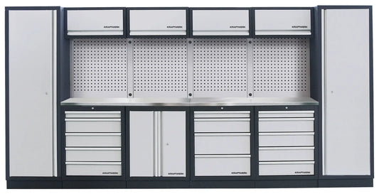 MOBILIO 6ER KOMPLETT-KOMBI MIT LOCHWAND, EDELSTAHL 430 KRAFTWERK